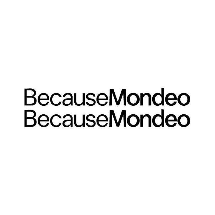 Buy Because Mondeo Decal Sticker Online