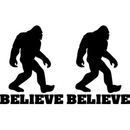 Buy Believe Sasquatch Bigfoot 1 Sticker Online