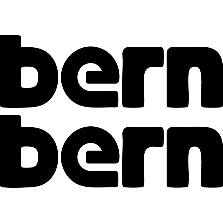Bern Helmet Stickers – Skate Snowboard Action Sports Decals (2-Pack)
