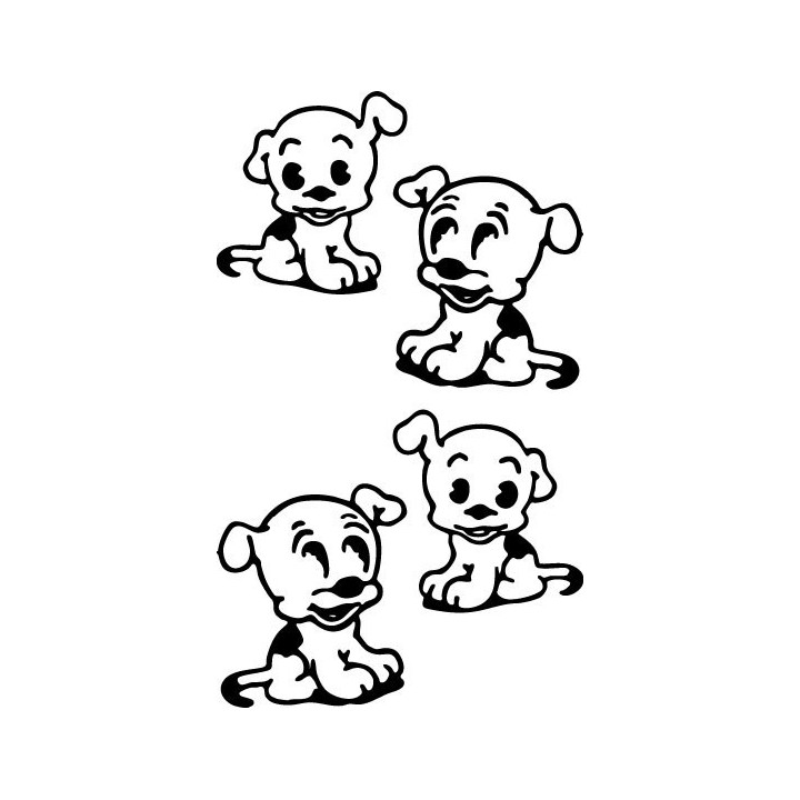 Betty Boop Pudgy Dog Stickers – Cartoon Decals (2-Pack)