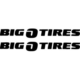 Buy Big O Tires Spair Vinl Car Graphics Decal Sticker Online