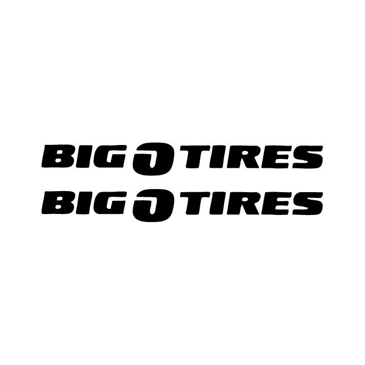 Buy Big O Tires Spair Vinl Car Graphics Decal Sticker Online