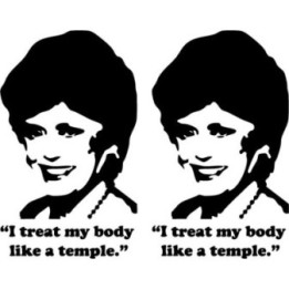 Blanche Devereaux Golden Girls Stickers (2-Pack)