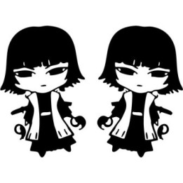 Bleach Soi Fon Stickers – Anime Decals (2-Pack)
