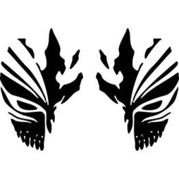 Bleach Ichigo Hollow Mask Stickers – Vasto Lorde (2-Pack)