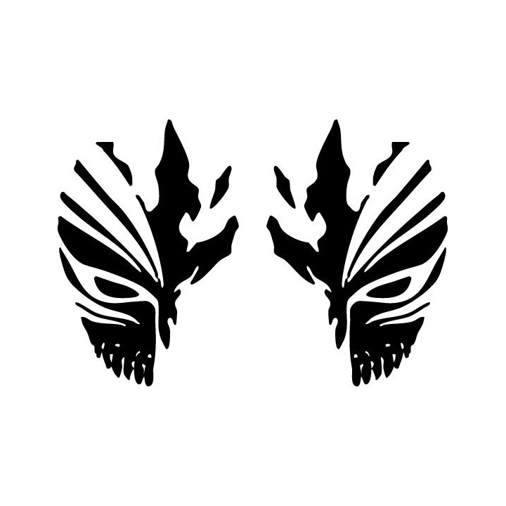 Bleach Ichigo Hollow Mask Stickers – Vasto Lorde (2-Pack)
