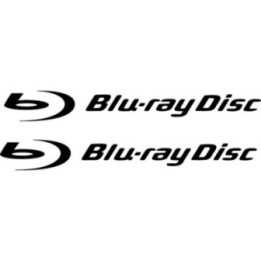 Blu-ray Disc Stickers – Home Cinema Decals (2-Pack)