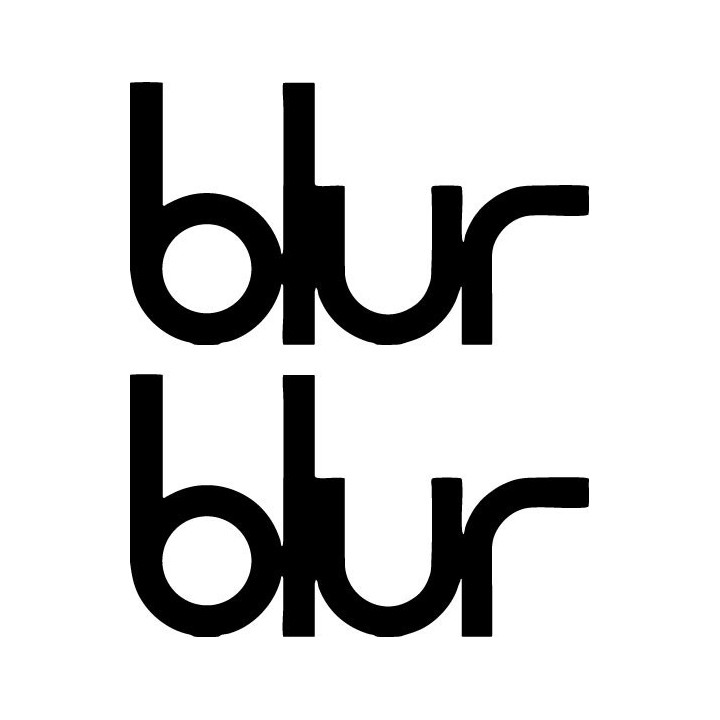 Blur Stickers – Parklife Song 2 Britpop Decals (2-Pack)