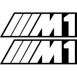 Buy Bmw M1 Contour Vinyl Decal Sticker Online