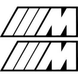 BMW M Stickers - M3 M4 M5 Performance Outline Decals (2-Pack)