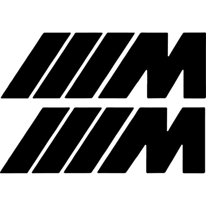 BMW M Badge Stickers – M3 M4 M5 M Sport Decals (2-Pack)
