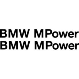 BMW M Power Stickers – M3 M4 M5 Motorsport Decals (2-Pack)