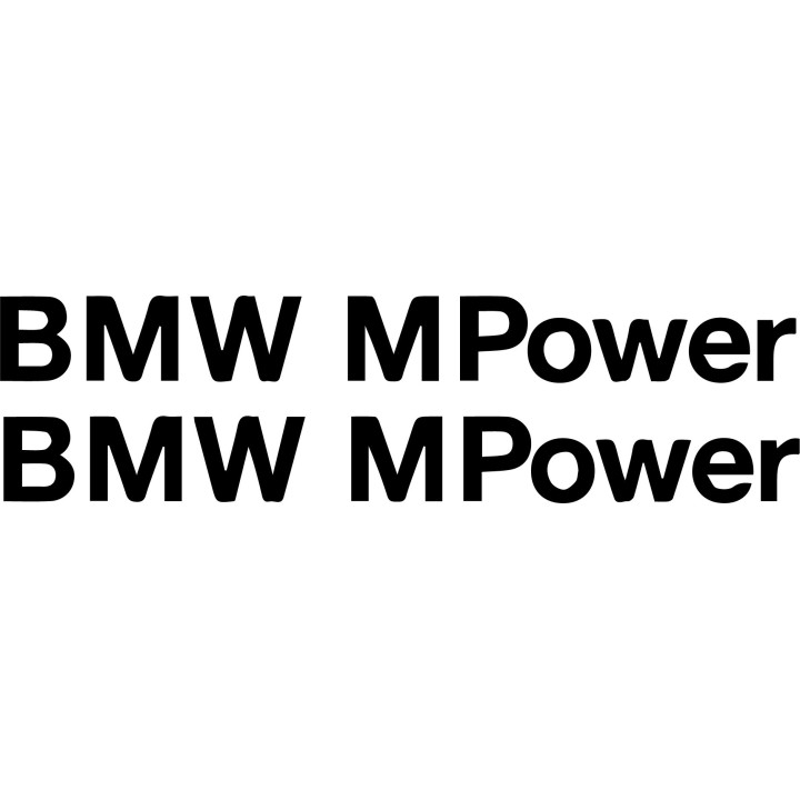 BMW M Power Stickers – M3 M4 M5 Motorsport Decals (2-Pack)