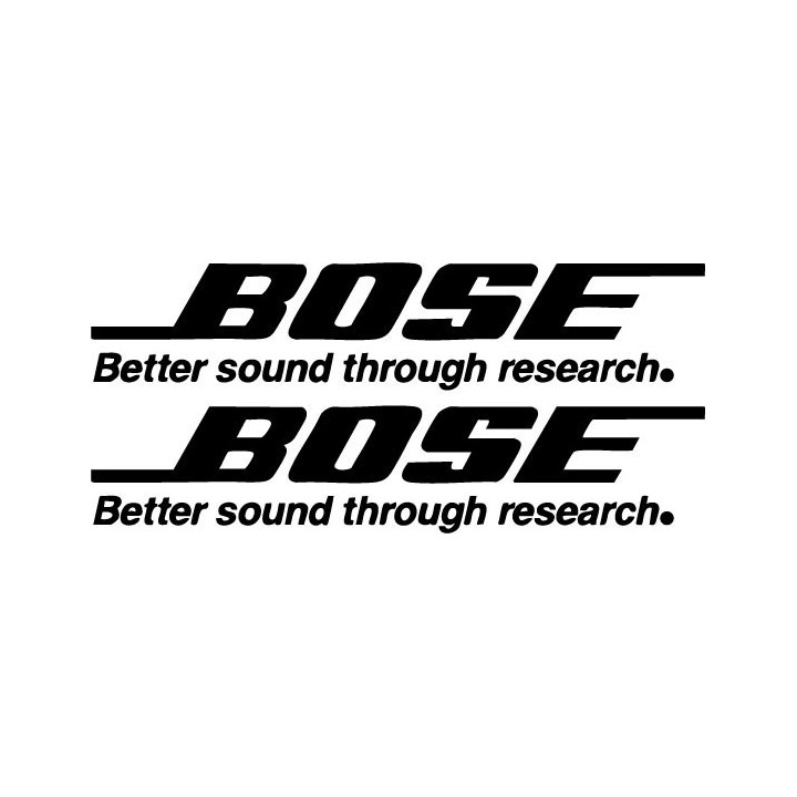 Buy Bose Audio Systems Logo Sticker Online