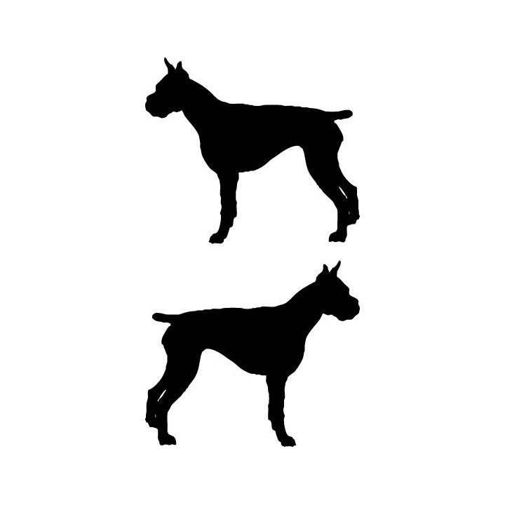 Buy Boxer Bulldog Stdw Style 1 Decal Sticker Online