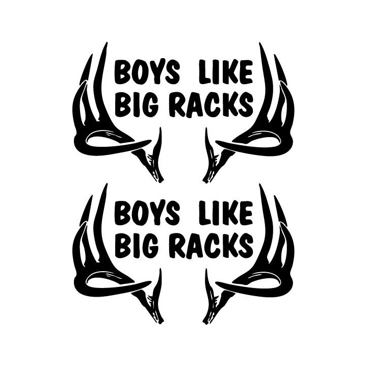 Buy Boys Like Big Racks Decal Sticker Online