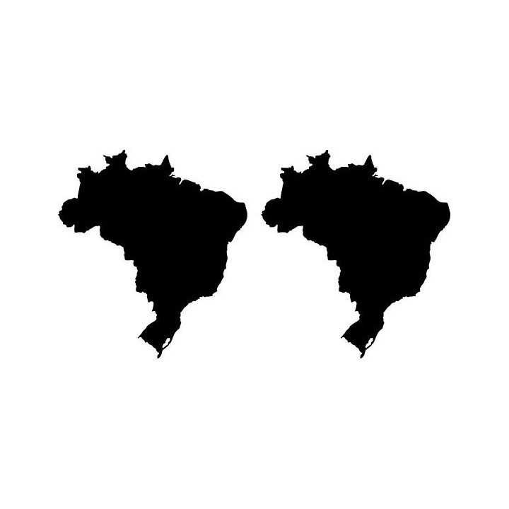 Buy Brazil Brasil Country State Decal Sticker Online