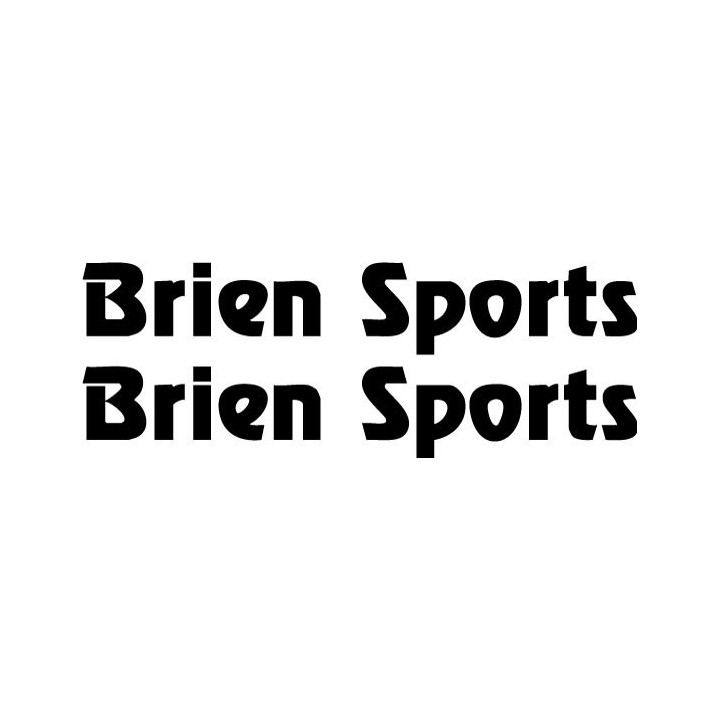 Brien Sports Stickers – Athletic Fitness Decals (2-Pack)
