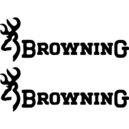Browning Buck Stickers – Hunting Shooting Outdoor Vinyl Decals (2-Pack)