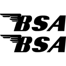 BSA Motorcycle Stickers – Gold Star Bantam Classic British Bike Decals (2-Pack)