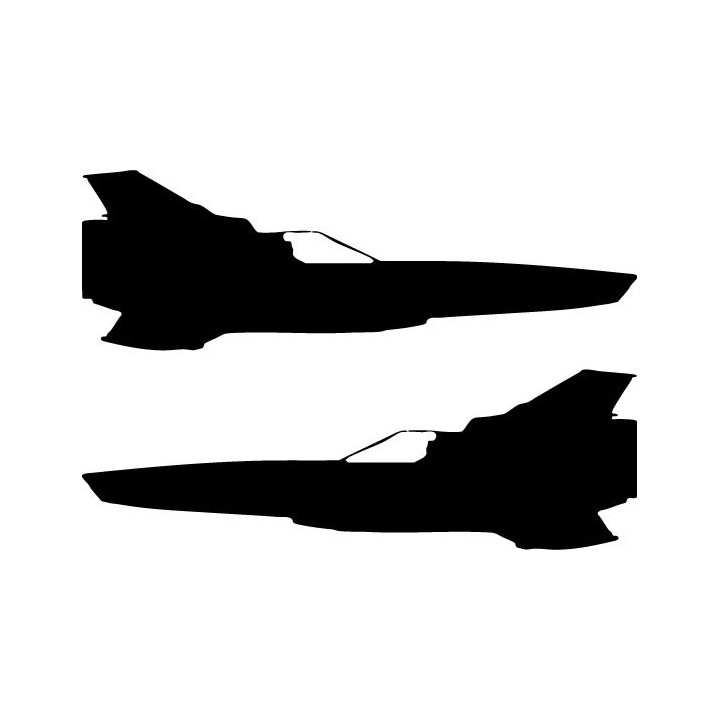 Battlestar Galactica Viper MKII Stickers – BSG Decals (2-Pack)