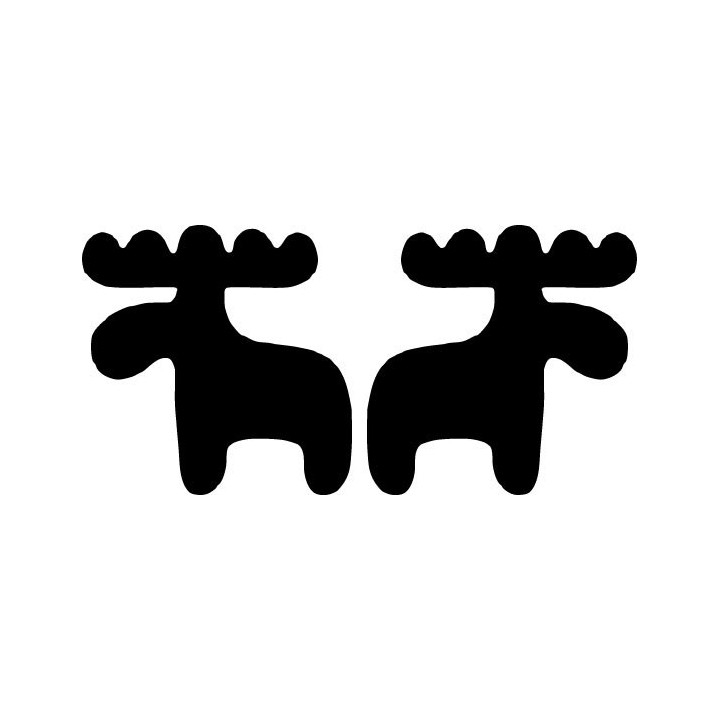Buy Bubble Moose Decal Sticker Online