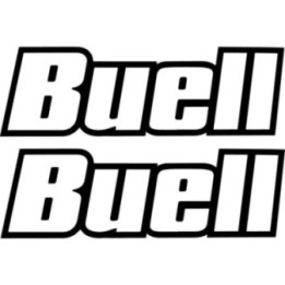 Buell Outline Logo Stickers – X1 XB9 XB12 Sportbike Decals (2-Pack)