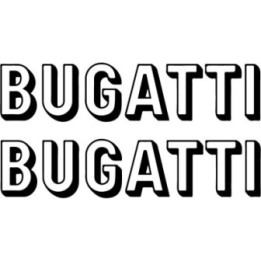 Buy Bugatti Texte Vinyl Decal Sticker Online