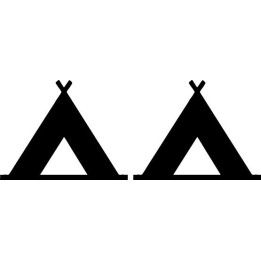 Buy Camping Icon Sticker Online