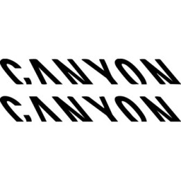 Canyon Stickers – German Road MTB Performance Bike Decals (2-Pack)