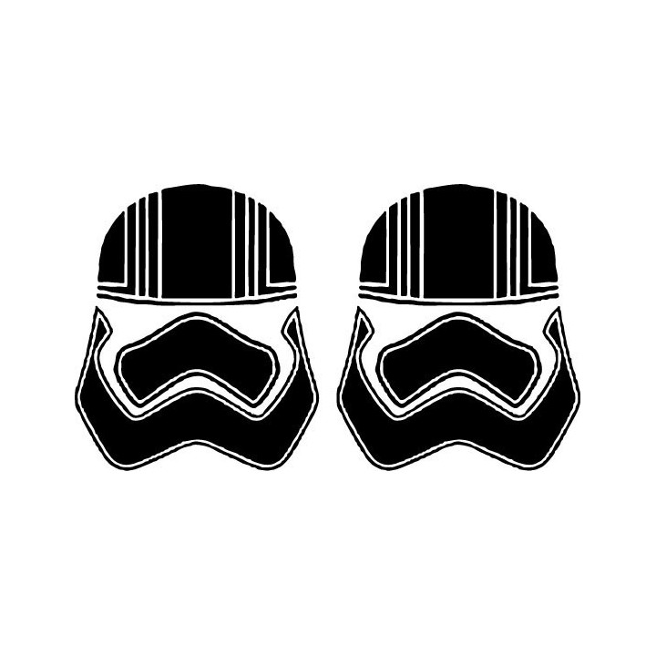Captain Phasma Stickers – Star Wars First Order (2-Pack)