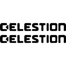 Celestion Stickers – Guitar Speaker Cabinet Decals (2-Pack)