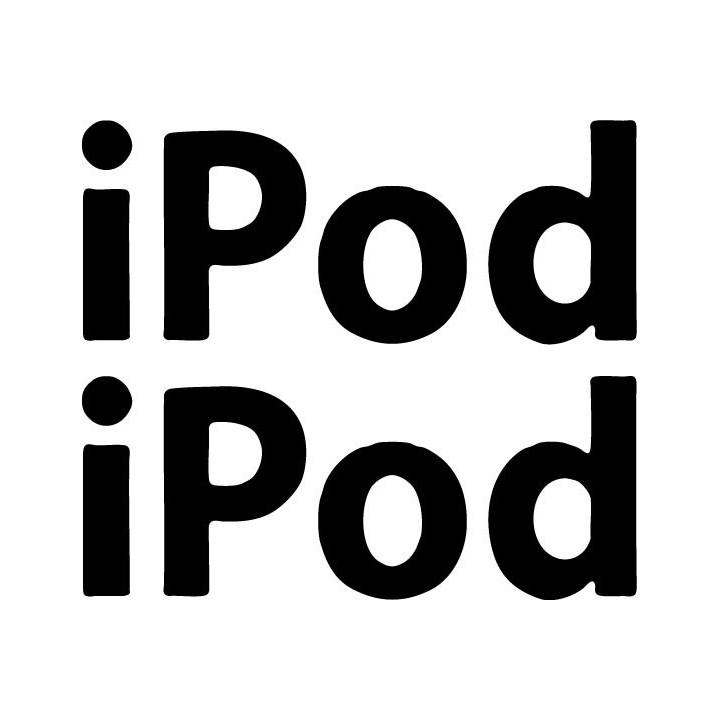 iPod Stickers – Classic Touch Nano Decals (2-Pack)