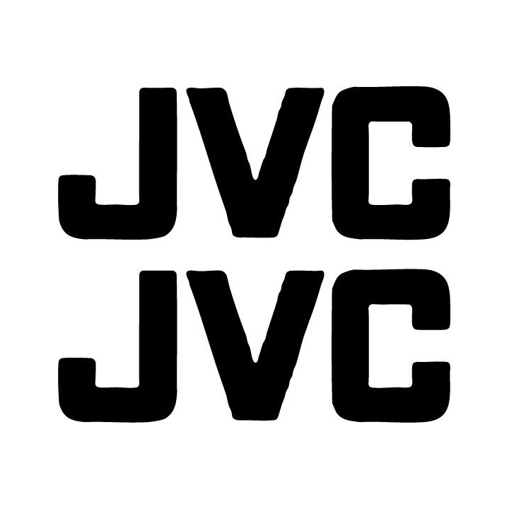 JVC Stickers – Car Stereo Audio Decals (2-Pack)