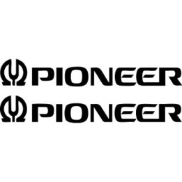 Pioneer Stickers – Car Audio Hi-Fi Decals (2-Pack)