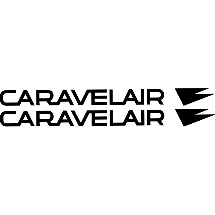 Caravelair Caravan Stickers – Antares Alba Travel Trailer Decals (2-Pack)