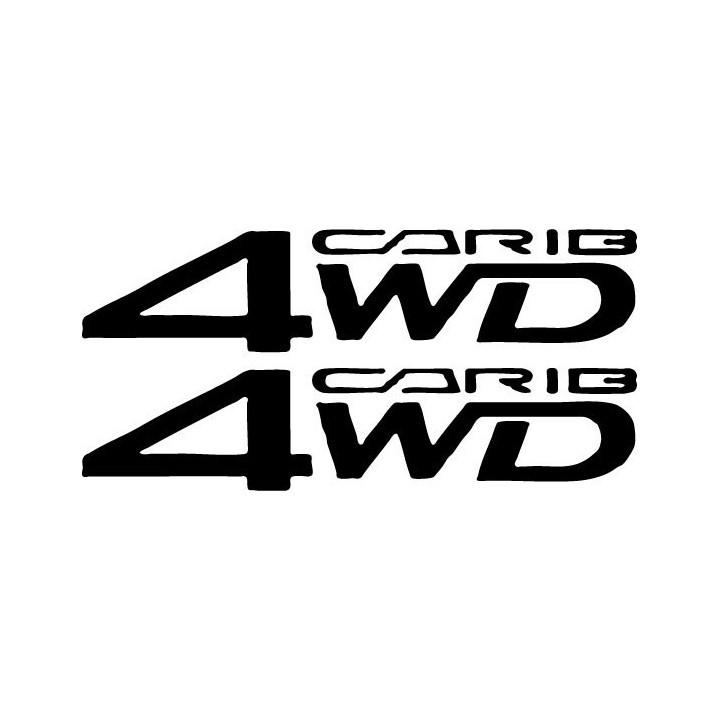 Buy Carib 4wd Decal Sticker Online