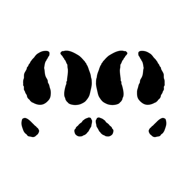 Buy Caribou Hoof Print Foot Track Decal Sticker Online