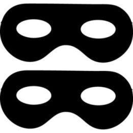Masquerade Mask Stickers – Carnival Party Decals (2-Pack)