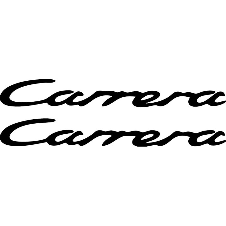 Carrera Stickers – 911 Carrera S 4S GTS Motorsport Decals (2-Pack)