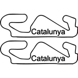 Buy Catalunya Circuit Racetrack Decal Sticker Online
