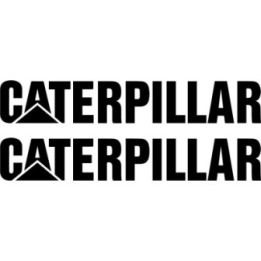 Caterpillar CAT Stickers – Construction Equipment Decals (2-Pack)