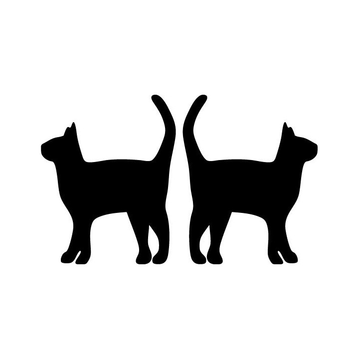 Buy Cat Excited Vinyl Decal Sticker Online
