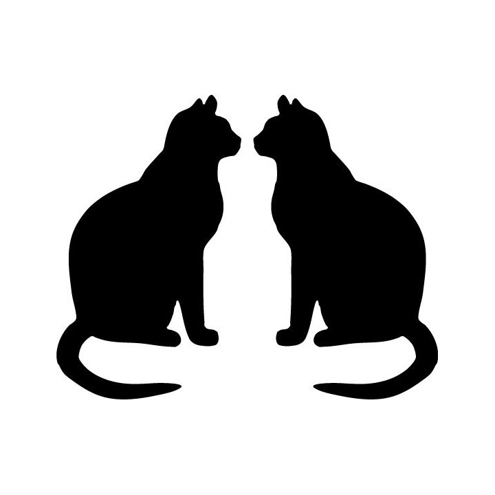 Buy Cat Silhouette Decal Sticker Online