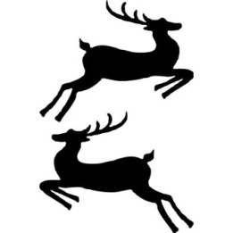 Buy Celtic Deer Beth Birch Decal Sticker Online