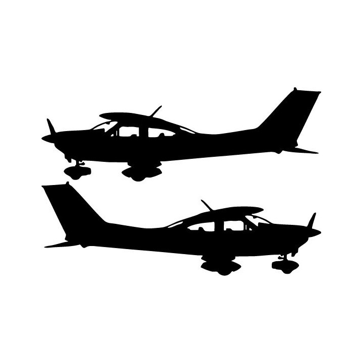 Buy Cessna Plane Pilot 2 Sticker Online