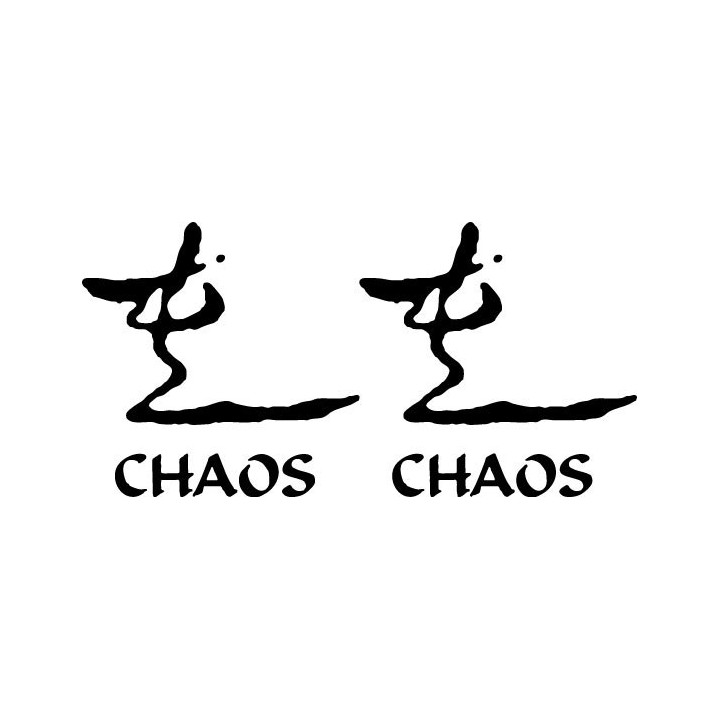 Chaos Kanji Stickers – Japanese Symbol Decals (2-Pack)