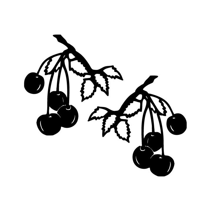 Buy Cherries B Decal Sticker Online