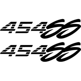 Buy Chevrolet 454 Ss Logo Vinyl Decal Sticker Online