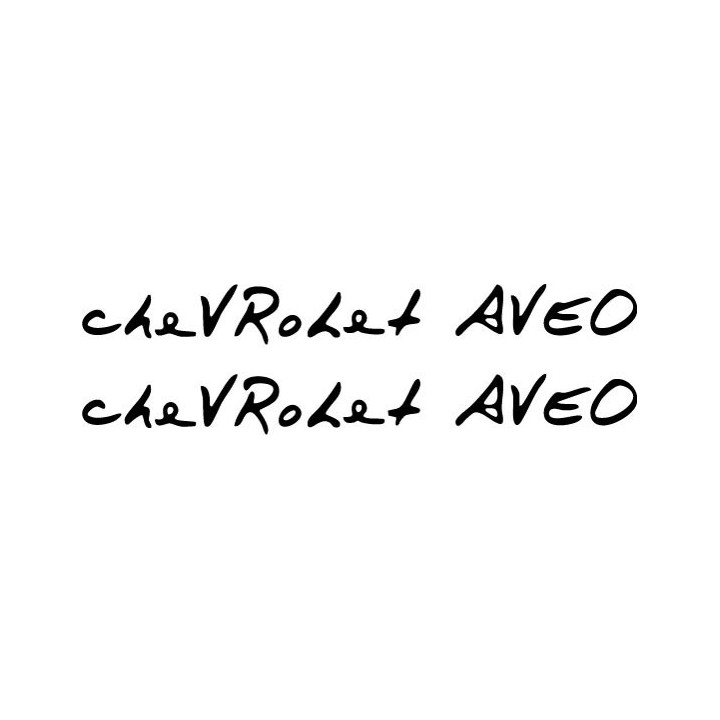 Buy Chevrolet Aveo Vinyl Decal Sticker Online